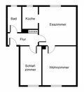 Provisionsfrei! - Ruhige 3 Raum Wohnung in Heisingen 157660