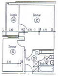 1,5 Zimmer-Wohnung in Frankfurt Oberrad  679079