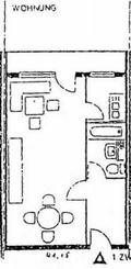 VERKAUFE 1 Zimmer-Wohnung 15947