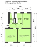 Wilhelm-Busch-Str. 11; 1.OG-Rechts - 3 Zimmer-Wohnung 217632