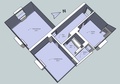 Helle 2-Raum-Wohnung in Kaditz, geräumige 62m², Balkon, Bad mit Fenster und Wanne, 2. Etage 113395