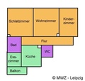 schöne helle 3  -Zi.-Whg./,Laminat/verkehrsgünstig, Nähe Völkerschlachtdenkmal 306008