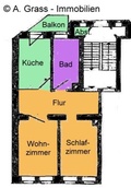 Wunderschöne 2 Raum - Wohnung  in ruhiger Lage, DSL und/oder VDSL technisch verfügbar 233061