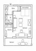 Schöne Wohnung im ruhigen Bolsterlang mit Schwimmbad und Sauna - Rendite ca. 5% 602111