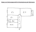 Helle 2,5 Zimmerwohnung, Einbauküch 5092