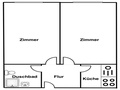 2 Zi Dachgeschosswohnung für Studenten, Coutagefrei 48988