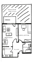 Ruhig gelegene 2-Zimmer-Wohnung im Grünen zu verkaufen/vermieten 2766