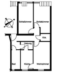 3 Zimmerwohnung in Neuhausen/Nymphenburg incl. Tiefgaragenstellplatz 25162