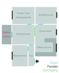 Tolle 3,5 Zimmer Wohnung in Weingarten mit eigenem Garten 645489