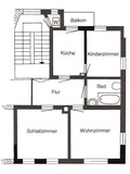 3-Raum-Wohnung zu vermieten! 78443