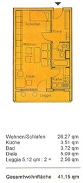 1-Zi.-Appartement inkl. Stellplatz ab 1.11. frei ! 493149