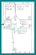 Peppige 2-Raum-Wohnung für Jung und Alt 107453