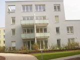 Neubau einer parkähnlichen Anlage - 2 ZKB mit West-Terrasse und Garten am Unteren Wöhrd (Bebauung m 441
