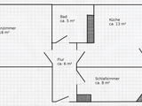 Wohnung 1,5 Zi, Balkon, zentrumsnah 3498