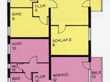 Schöne 2 ZBK Wohnung 18842