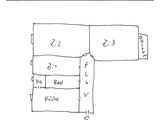 Helle 2,5 Zimmerwohnung, Einbauküch 5092