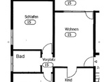 Schöne 3 1/2 Zimmer Wohnung mit großer Terasse 21892