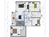 VOLLSTÄNDIG in 2014 SANIERTE 4,5-ZIMMERWOHNUNG + EBK + Balkon 693541