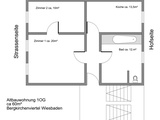 2 Zimmer Altbauwohnung Wiesbaden Bergkirchenviertel 23601