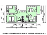 Gemütliche 3-Raum-Wohnung für WGs und Familien! 21952