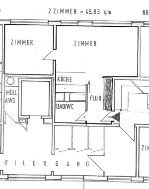 2 Zimmer Wohnung direkt am Alexanderplatz, im Zentrum von Berlin 33175