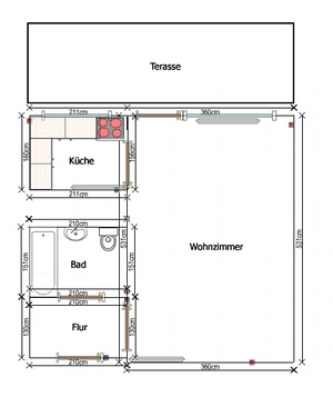 Provionsfreie 1-Zimmerwhg in Fürste 3496