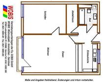 Ludwigshafen Stadtteil; 2 ZKB 52 m² moderne Einbauküche kompakter Grundriss für Single oder Paar 45