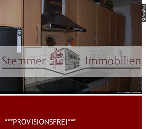 Stemmer Immobilien *** Erdgeschoßwohnung mit Einbauküche *** 302177