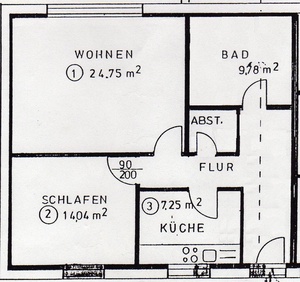 2-Zimmer-Wohnung in ruhiger Lage 11559