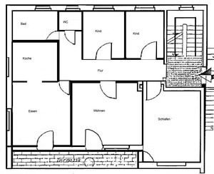 5 ZKB im EG mit Gartenanteil in Her 16220