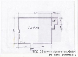 Aus einem Ladenlokal kann Wohnraum geschaffen werden! Bis zu 2 Eigentumswohnungen. 198492