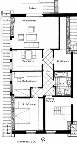 3 ZKB,Neubauwohnung,Balkon, Garage 17850