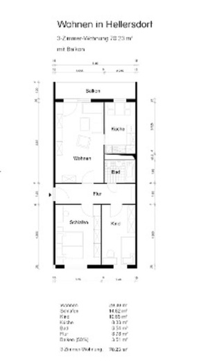 schöne 3-Raum_Wohnung mit 6m Balkon 17310