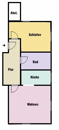 gemütliche Wohnung für Zwei 63195