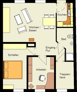 Waldmünchen, 3ZKB, ca. 65m² 44298