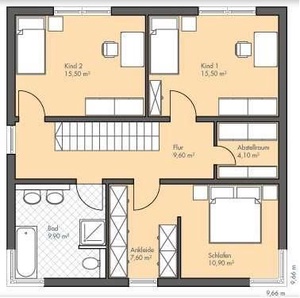 TOPLAGE meet´s BAUHAUSSTIL! 140m² große Neubau-Doppelhaushälfte: 4-5 Zimmer + Effizenzhaus 70 50432