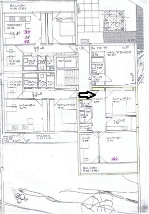 Stadtnahe 3-Zimmer-Wohnung mit Garage und Aufzug 195479