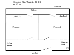 Helle 2-Zi-Wohnung mit Traumblick 12646