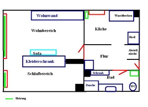 Helle 1-Zimmerwohnung 4771