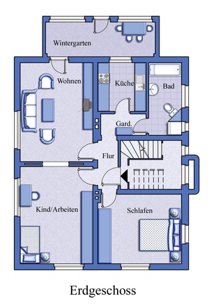 TOP SANIERTE 3 - Zi.-WOHNUNG MIT GARTEN IN FRANKFURT-SINDLINGEN ! 56357