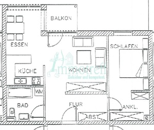 2-Raum-Wohnung mit Tiefgaragenstellplatz 99266