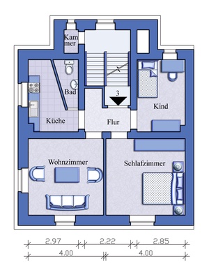 Preiswerte DG-Wohnung im Herzen von Eckenheim !! 50306