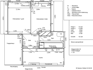 hochwertige 2-Zimmer-Wohnung Stuttgart Weilimdorf 10739