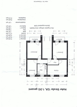 Schöne 3-Zimmer Wohnung in ruhiger Lage, WG geeignet 85413