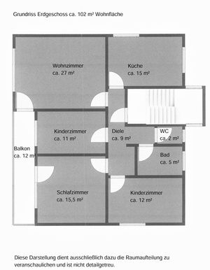 Tolle 4 Zimmer Erdgeschosswohnung mit Balkon und eigenem Garten im Gebiet Kitzenwiese 659371