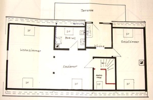 2,5 Zimmer, Küche, Bad Maisonette DG Wohnung 99727