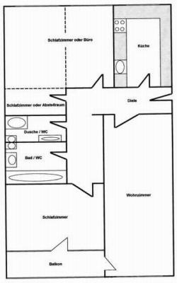 LUST AUF ETWAS NEUES?  Geliebte 3,5 Zi.-Whg. mit Sonnen-Balkon wird frei ! 63697