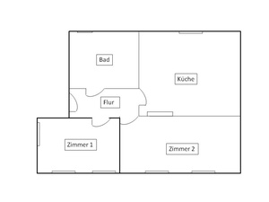 kleine Wohnung in idyllischer Lage 53226