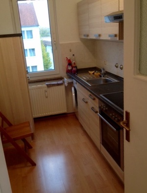 Schöne  gemütliche 2-R-Wohnung in Gommern  im 3.OG ca.46 m² mit EBK zu vermieten ! 677036
