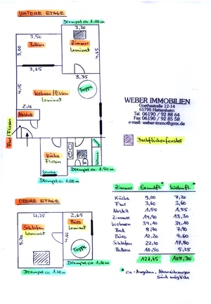 WOHNTRAUM in Eschenhahn: 3,5 ZKB MAISONETTE, kl. WE mit TGL-Dusch-Wannenbad, Sonnenbalkon, Bj. 1997 66156